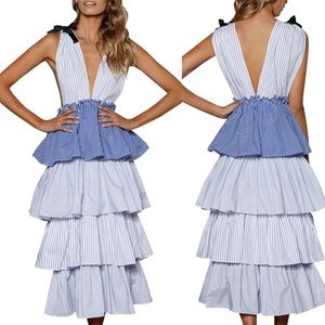 Stylekeepers blue tiered dress